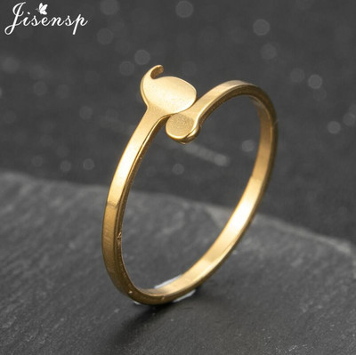 Nerūdijančio plieno žiedas moterims Paprastas širdies lapelis, kryžius Star Infinity geometriniai pirštų žiedai Minimalistiniai papuošalai bagues pour femme