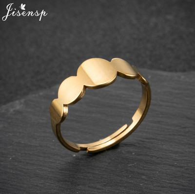 Nerūdijančio plieno žiedas moterims Paprastas širdies lapelis, kryžius Star Infinity geometriniai pirštų žiedai Minimalistiniai papuošalai bagues pour femme