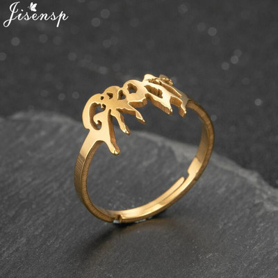 Nerūdijančio plieno žiedas moterims Paprastas širdies lapelis, kryžius Star Infinity geometriniai pirštų žiedai Minimalistiniai papuošalai bagues pour femme