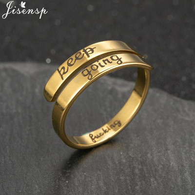 Nerūdijančio plieno žiedas moterims Paprastas širdies lapelis, kryžius Star Infinity geometriniai pirštų žiedai Minimalistiniai papuošalai bagues pour femme