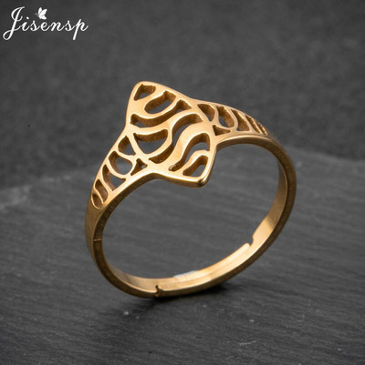 Nerūdijančio plieno žiedas moterims Paprastas širdies lapelis, kryžius Star Infinity geometriniai pirštų žiedai Minimalistiniai papuošalai bagues pour femme