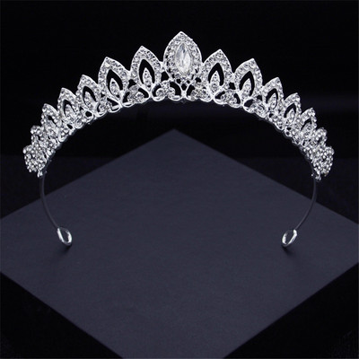 Gyönyörű jelmez Tiaras menyasszonyi készletek menyasszonyi ékszer készletek divatos korona fülbevaló nyaklánc nőknek esküvői ruha ékszer szett