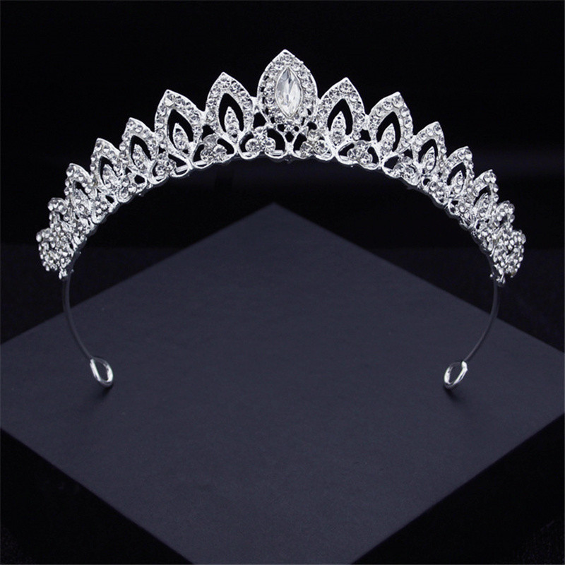 Gyönyörű jelmez Tiaras menyasszonyi készletek menyasszonyi ékszer készletek divatos korona fülbevaló nyaklánc nőknek esküvői ruha ékszer szett