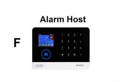 4G GSM signalizacijos sistema Tuya Smart Life App valdymo durų / langų jutiklis PIR judesio aptikimas Wifi GSM namų apsaugos signalizacija