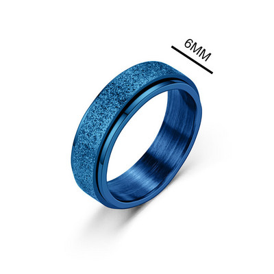 Sukite laisvai besisukantį nerūdijančio plieno nerimo žiedą moterims ir vyrams Mėnulio žvaigždės grandinės suktuko „Fidgets“ žiedas nuo streso 2022 m.