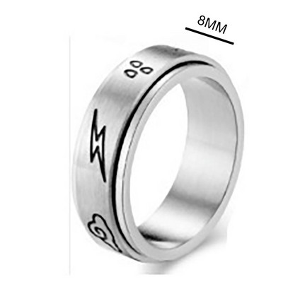 Sukite laisvai besisukantį nerūdijančio plieno nerimo žiedą moterims ir vyrams Mėnulio žvaigždės grandinės suktuko „Fidgets“ žiedas nuo streso 2022 m.