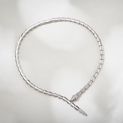 Dizainerių prabangūs papuošalų rinkiniai vakarienei, moteriški įdėklai, kubinis cirkonis, gyvatė, panašus į gyvatę, siauros apykaklės karoliai, apyrankės apyrankės žiedas