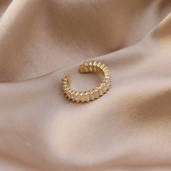 2020 корейски нов прост пръстен с показалец с темперамент Изящен моден регулируем пръстен Елегантни дамски банкетни бижута
