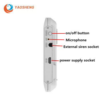 YAOSHENG PG-106 4G GSM WIFI GPRS Ασύρματο 433 MHz Smart Home Security Systems Alarm App Remote Control for IOS Android System