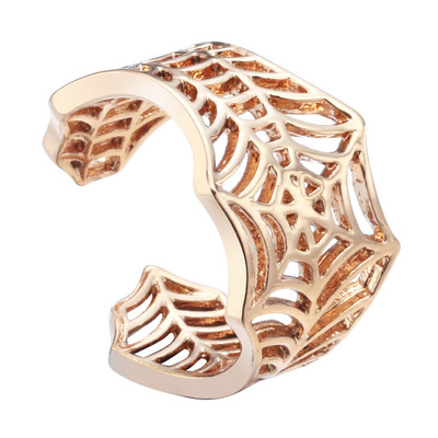 Inele de bataie a inimii de culoare aurie pentru femei Inel geometric cu electrocardiogramă ECG, bijuterii la modă pentru petrecere, bagues femme