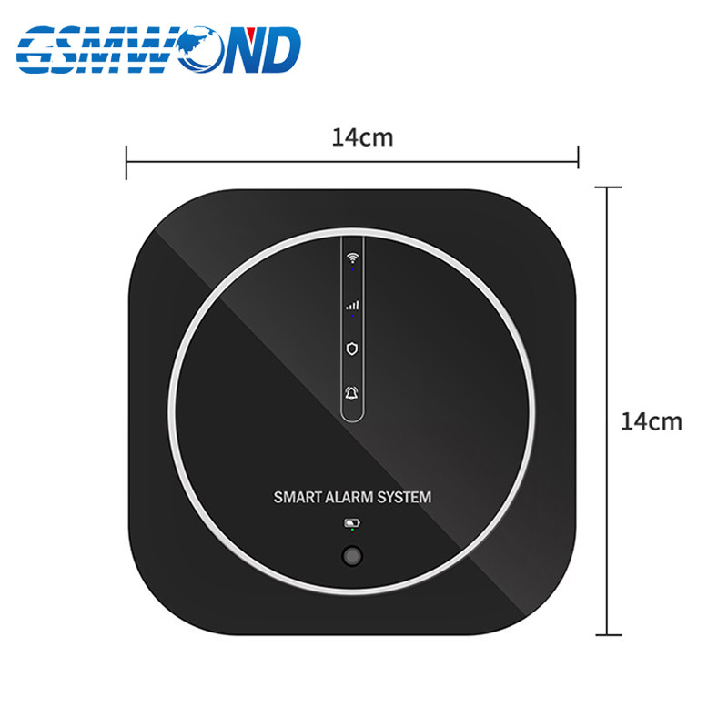 Tuya WiFi signalizacijos sistema GSM Smart Home Security Apsauga Signalizacija 11 Kalbos keitimo palaikymas Alexa Google Assistant