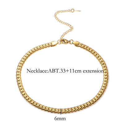 Nerūdijančio plieno aukštos poliruotos persidengiančios pintos gyvatės kaulo grandinės karoliai apyrankės auskarai moterims vyriški papuošalų rinkinys