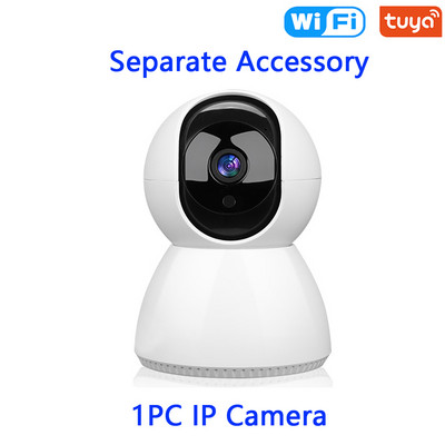 Elecpow Tuya Smart Home WIFI GSM apsaugos signalizacijos sistema Belaidė įsilaužimo judesio detektorius dūmų durų langų jutiklis IP kamera