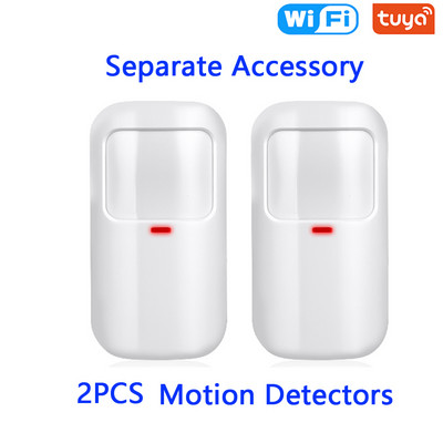 Elecpow Tuya Smart Home WIFI GSM apsaugos signalizacijos sistema Belaidė įsilaužimo judesio detektorius dūmų durų langų jutiklis IP kamera