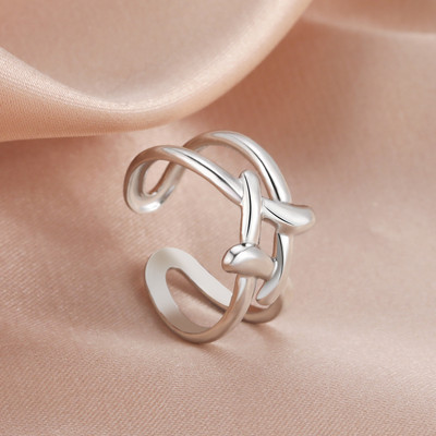 Skyrim Inele deschise pentru femei din oțel inoxidabil, inel de deget cu stea geometrică, ajustabil, 2023, bijuterii de modă, cadouri pentru iubitori, comerț cu ridicata