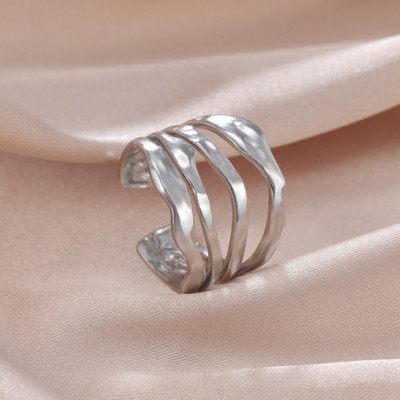 Skyrim Inele deschise pentru femei din oțel inoxidabil, inel de deget cu stea geometrică, ajustabil, 2023, bijuterii de modă, cadouri pentru iubitori, comerț cu ridicata