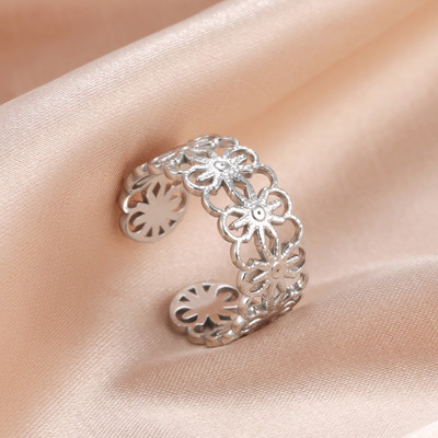 Skyrim Inele deschise pentru femei din oțel inoxidabil, inel de deget cu stea geometrică, ajustabil, 2023, bijuterii de modă, cadouri pentru iubitori, comerț cu ridicata