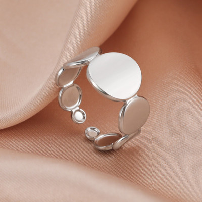 Skyrim Inele deschise pentru femei din oțel inoxidabil, inel de deget cu stea geometrică, ajustabil, 2023, bijuterii de modă, cadouri pentru iubitori, comerț cu ridicata