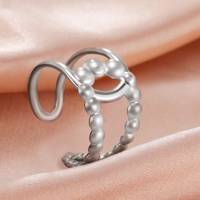 Skyrim Inele deschise pentru femei din oțel inoxidabil, inel de deget cu stea geometrică, ajustabil, 2023, bijuterii de modă, cadouri pentru iubitori, comerț cu ridicata