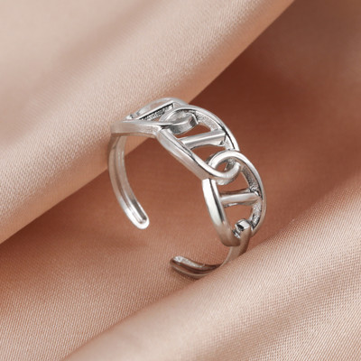 Skyrim Inele deschise pentru femei din oțel inoxidabil, inel de deget cu stea geometrică, ajustabil, 2023, bijuterii de modă, cadouri pentru iubitori, comerț cu ridicata