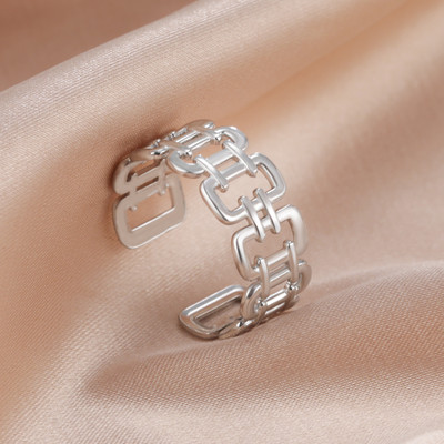 Skyrim Inele deschise pentru femei din oțel inoxidabil, inel de deget cu stea geometrică, ajustabil, 2023, bijuterii de modă, cadouri pentru iubitori, comerț cu ridicata