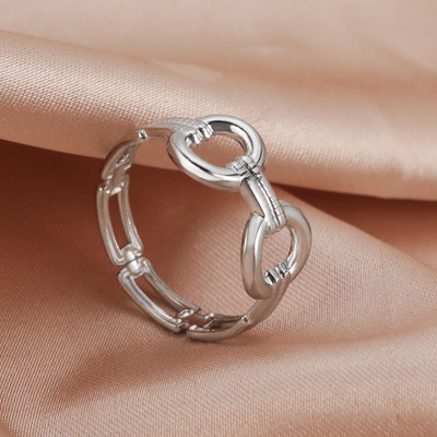 Skyrim Inele deschise pentru femei din oțel inoxidabil, inel de deget cu stea geometrică, ajustabil, 2023, bijuterii de modă, cadouri pentru iubitori, comerț cu ridicata