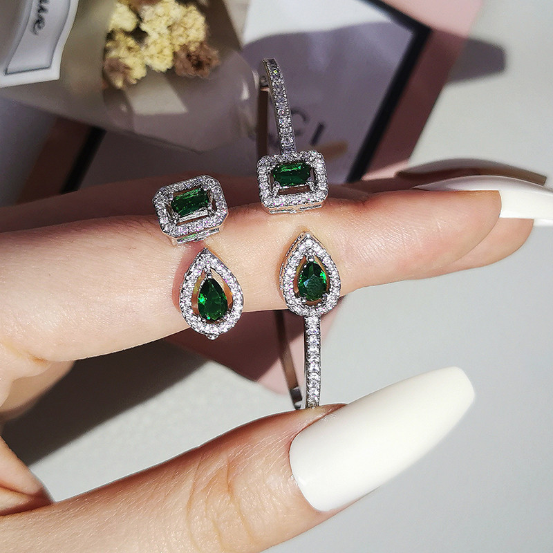 2023 m. naujas prabangus rožinio aukso sidabro spalvos atviras reguliuojamas papuošalų rinkinys moterims Vestuvių nuotakos dovana Dubajus Turkijos musulmonas J6238