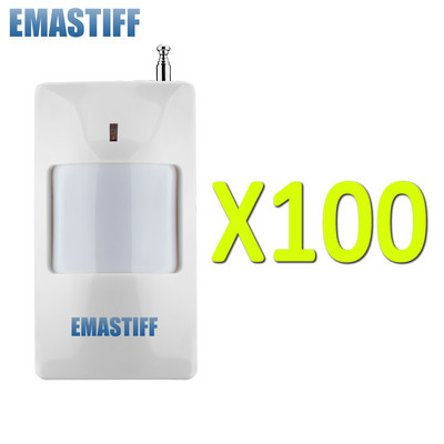 Nemokamas pristatymas Aukštos kokybės Namų įsilaužimo Apsaugos signalizacija 10/20/50/100vnt Baltas infraraudonųjų spindulių detektorius belaidė GSM signalizacija 433 MHZ