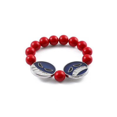 Portgas D Ace karoliai Luffy Red Beads karoliai apyrankės Cosplay kaklo aksesuarai vyrams Choker Kolye baltabarzdžių papuošalai