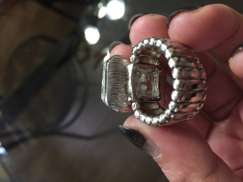 2018 m. Asmenybė Elegantiškas didelis žiedas moterims 7 spalvų Didelio dervos akmens mados elastiniai tamprūs pirštų žiedai papuošalai Kalėdų dovana