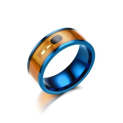 Többfunkciós NFC Ring Magic Smart Ring Vízálló intelligens viselet Android Windows Phone készülékekhez Finger Digital Ring