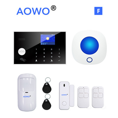WiFi alarm Tuya bežični sigurnosni alarm 4G podrška Amazon Alexa Google kućna glasovna kontrola s RFID SOS IP kamera GSM alarm kućni