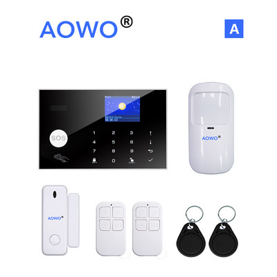 WiFi alarm Tuya bežični sigurnosni alarm 4G podrška Amazon Alexa Google kućna glasovna kontrola s RFID SOS IP kamera GSM alarm kućni