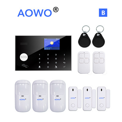 WiFi alarm Tuya bežični sigurnosni alarm 4G podrška Amazon Alexa Google kućna glasovna kontrola s RFID SOS IP kamera GSM alarm kućni