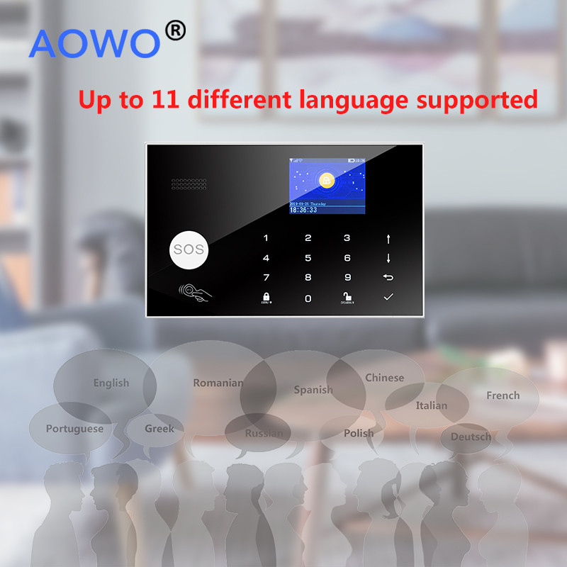 WiFi alarm Tuya bežični sigurnosni alarm 4G podrška Amazon Alexa Google kućna glasovna kontrola s RFID SOS IP kamera GSM alarm kućni