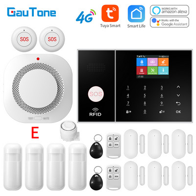 GauTone WIFI+4G GPRS belaidis namų biuro pastato gamykla, ugniai atspari ir įsilaužimo apsaugos signalizacijos sistema APP nuotolinio valdymo pultas
