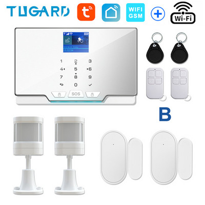 TUGARD G20 WIFI GSM namų apsaugos signalizacijos sistema „Tuya Smart“ įsilaužimo signalizacijos rinkinys su 433Mhz belaidžiu detektoriumi ir durų jutikliu