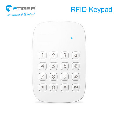 ETIGER S4Plus Wifi signalizacijos jutikliai ir priedai Durų kontakto judesio jutiklis Dūmų detektorius vidaus lauko saulės energijos signalizacijos sirena