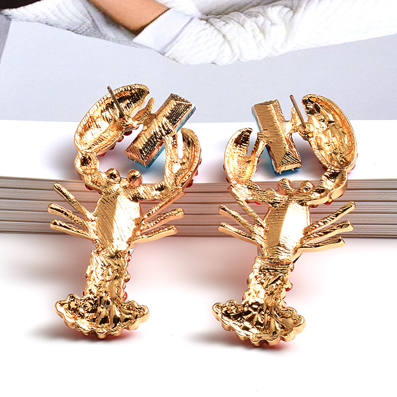 Didmeninė prekyba mados tendencijomis raudonų krištolinių metalinių auskarų pareiškimas Fine Drop auskarai Aukštos kokybės papuošalų priedai moterims