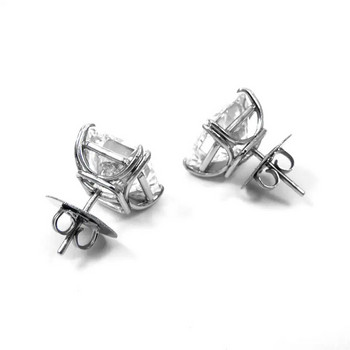 Big Bling Square Stone Stud Earrings for Women Fashion Jewelry 2021 Trend New Korean Earrings