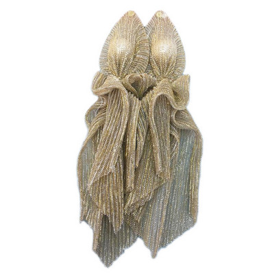 UKEN Lace Wrap Perlų imitacija Ilgi auskarai Crystal Beaded Statement Auskarai Vestuviniai papuošalai Žavingi auskarai Didelė didmeninė prekyba