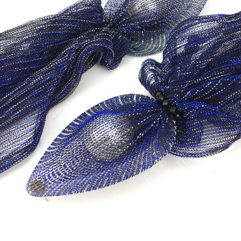 UKEN Lace Wrap Perlų imitacija Ilgi auskarai Crystal Beaded Statement Auskarai Vestuviniai papuošalai Žavingi auskarai Didelė didmeninė prekyba