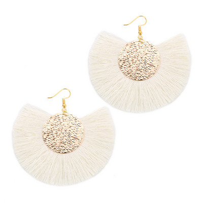 Louleur Червени Розови Черни обеци с капки за жени Дълги обеци с пискюли Големи изявени обеци Бохо индийски бижута 2019 лято