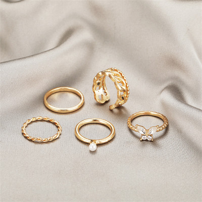 Trendi vintage prsten izrezbareno zvjezdano nebo 11-dijelni kombinirani prsten anillos mujer anillo joyas de mujer Modni nakit Darovi