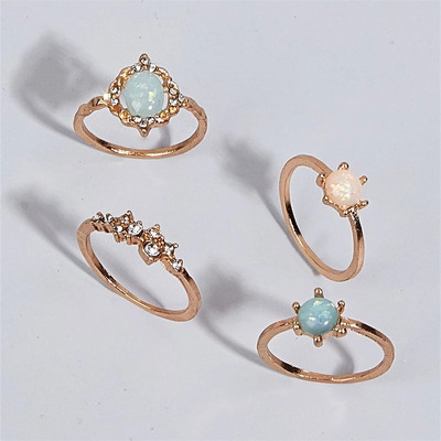 Trendi vintage prsten izrezbareno zvjezdano nebo 11-dijelni kombinirani prsten anillos mujer anillo joyas de mujer Modni nakit Darovi