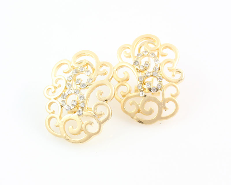 Senoviniai tuščiaviduriai krištolo gėlių karoliai, aukso spalvos auskarai, afrikietiški Dubajaus vestuviniai kostiumų papuošalų rinkiniai moterims