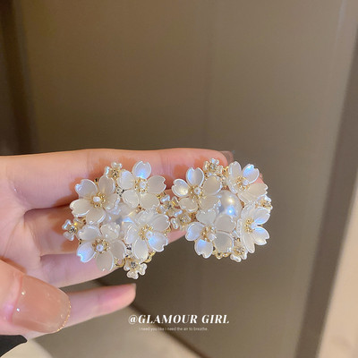 Nauji baroko stiliaus rankų darbo krištolo perlų gėlių kutai ilgi auskarai moterims Statement papuošalai kabanti Pendientes Brincos