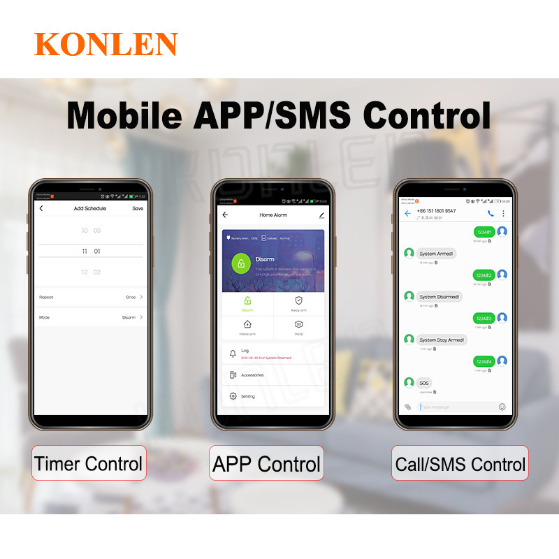 „Tuya Smart Life“ namų apsaugos nuo įsilaužimo signalizacijos sistema „Alexa“ WIFI GSM 4G SMS skambučių programos valdymas su kamera lauko PIR saulės sirena