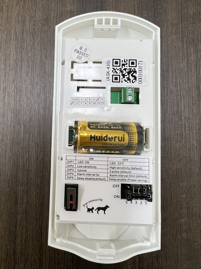 Focus MC-8250RDMT PIR детектор за проникване Детектор за движение Безжичен цифров детектор за движение с Pet Immunity