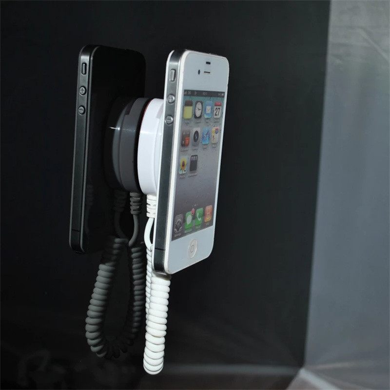 20 vnt Prekybos centro ekrano, apsaugančio nuo pametimo mobiliojo telefono nuo vagystės grandinės ekrano stovo spyruoklinė viela, tinka visiems modeliams